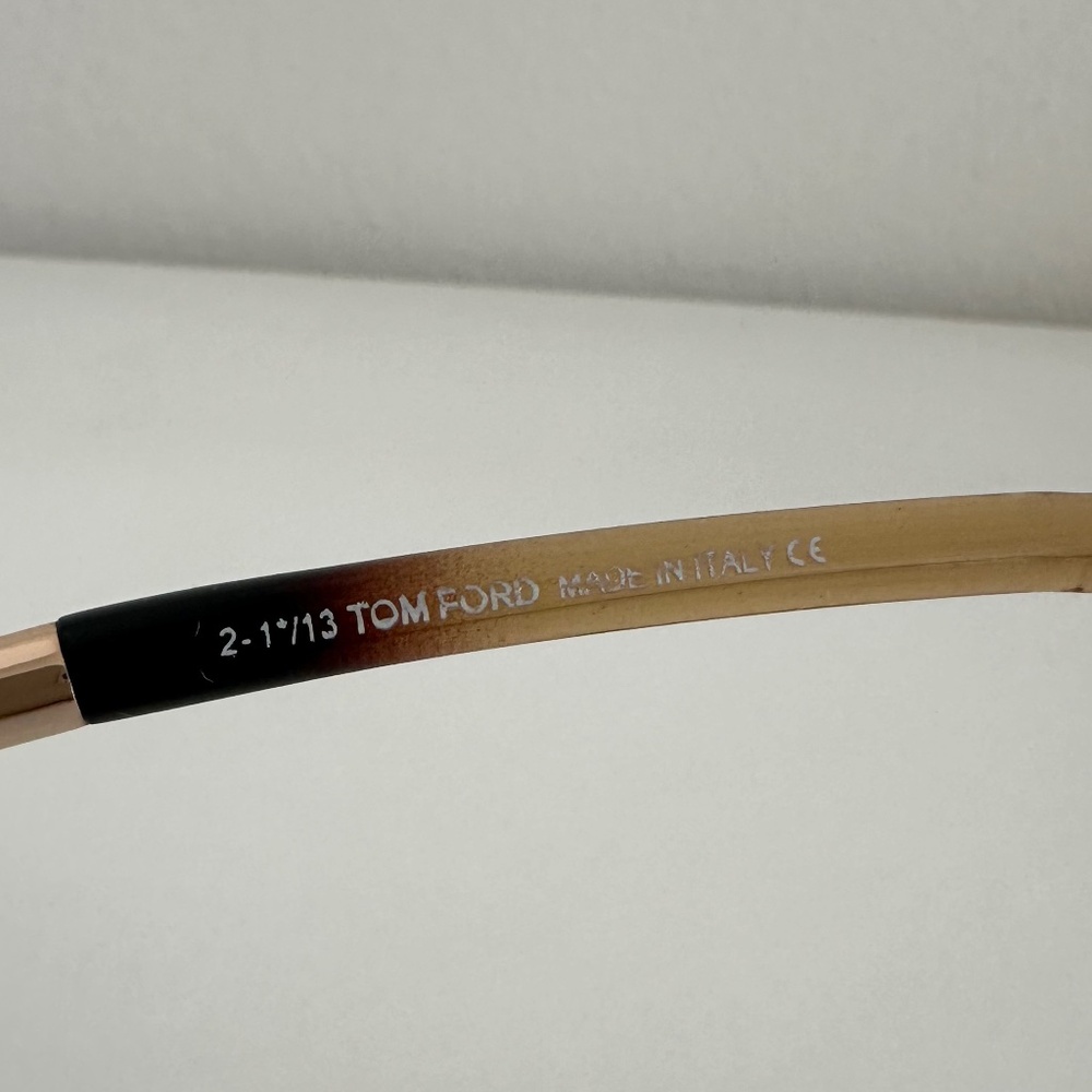 Tom Ford TF8 Jennifer Sunglasses - Tan Gradient 614 - Picture 11 of 11